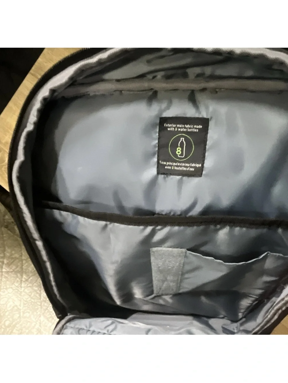Dell Black Men's Backpack with Mesh Bottle Pockets